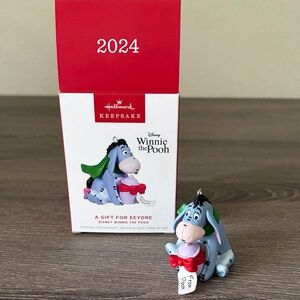 NWT 2024 Hallmark Keepsake Disney Winnie the Pooh Eeyore Ornament